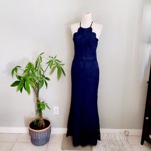 Lulu's Zenith Navy Blue Maxi Dress